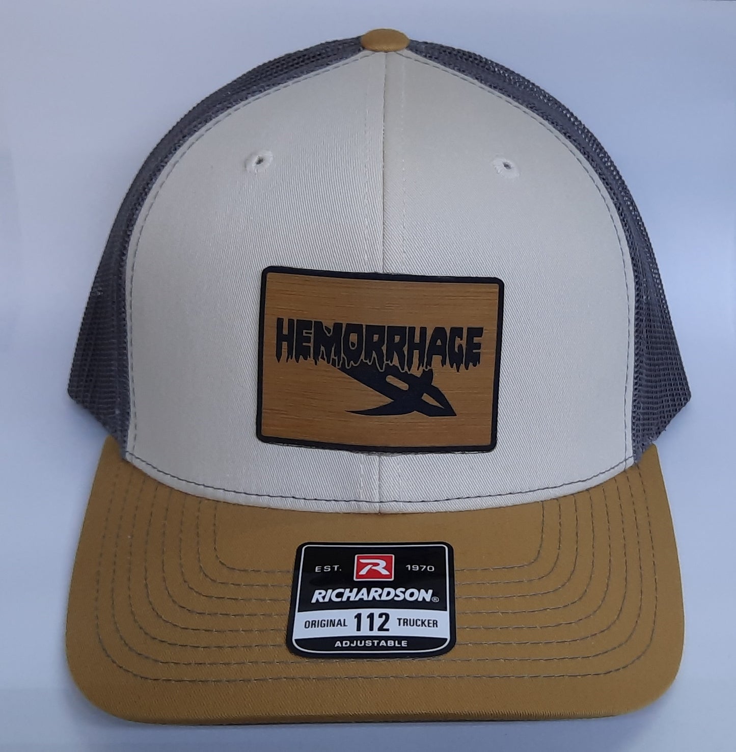 Black Flag Archery - Hemorrhage Richardson Mesh Back Hat - Gold