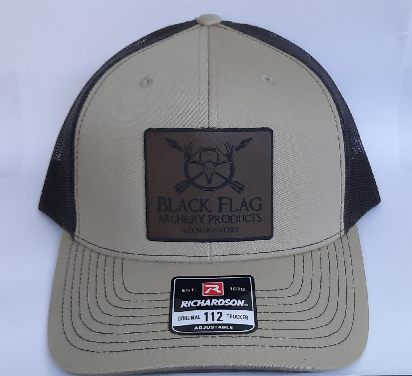 Black Flag Archery - Richardson Mesh Back Hat - Tan