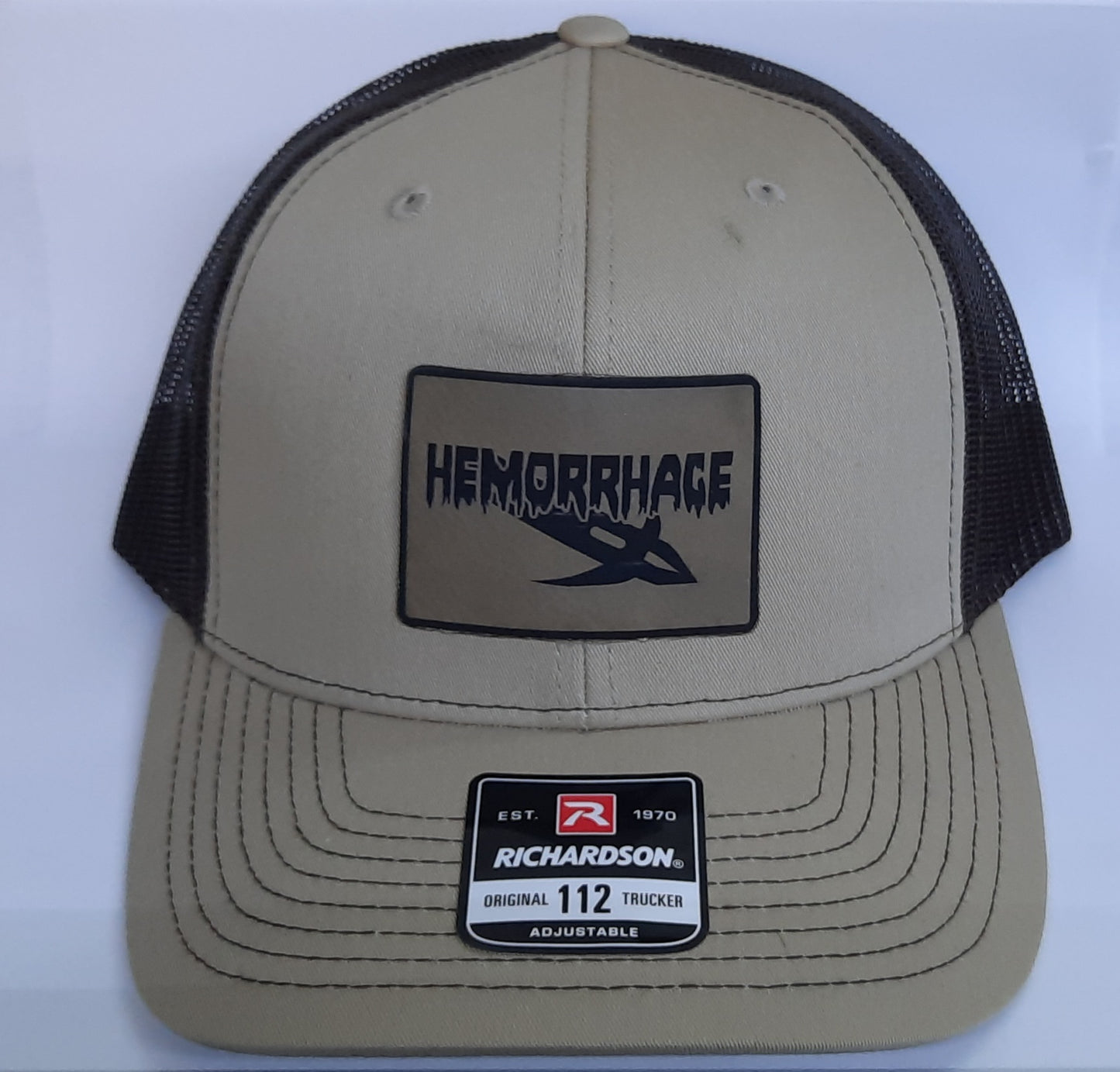 Black Flag Archery - Hemorrhage - Richardson Mesh Back Hat - Tan