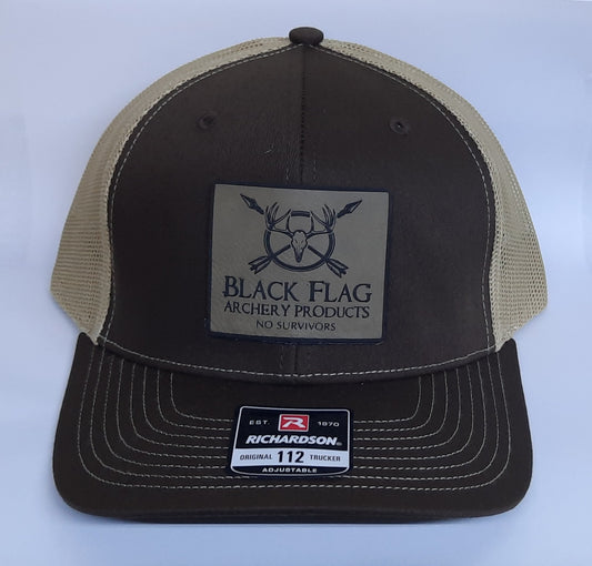 Black Flag Archery - Richardson Mesh Back Hat - Brown