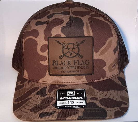 Black Flag Archery - Richardson Mesh Back Hat - Brown Camo