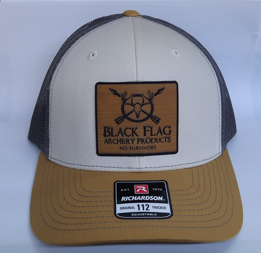 Black Flag Archery - Richardson Mesh Back Hat - Gold